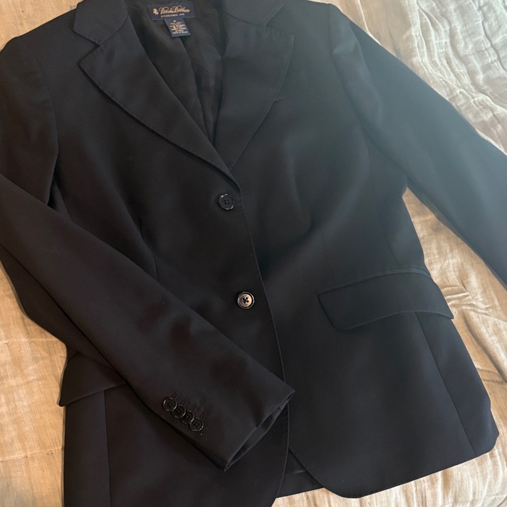 Brooks Brothers Elegant Black Blazer, size 8
